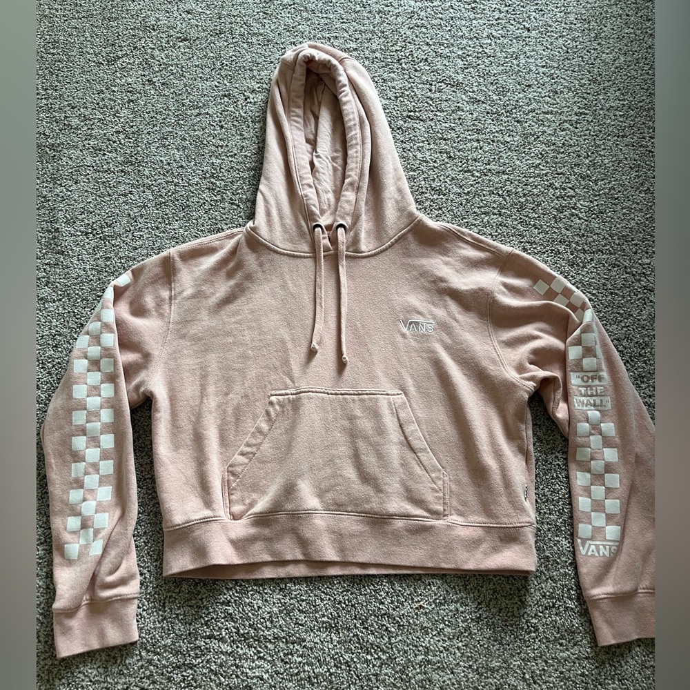 Vans Light Pink Cropped Sweatshirt